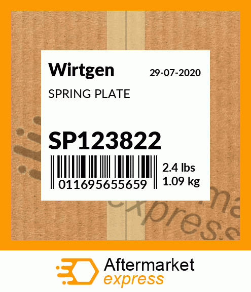 SPRING PLATE SP123822