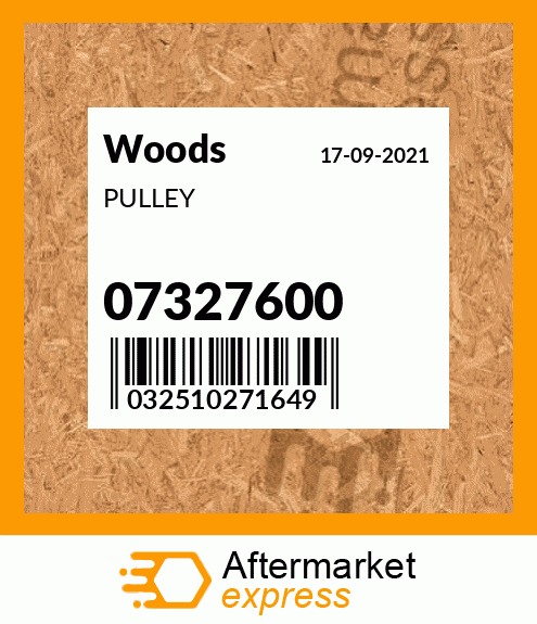 PULLEY 07327600