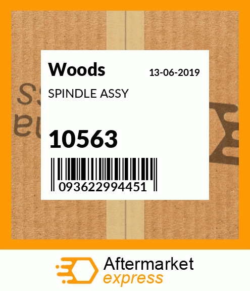 SPINDLE ASSY 10563
