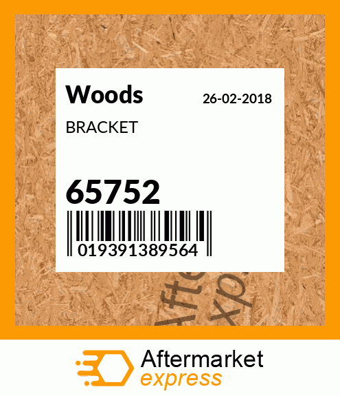 BRACKET 65752