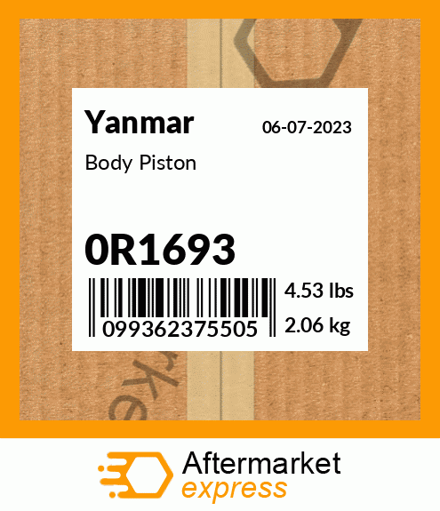 Body Piston 0R1693