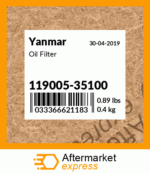 Oil Filter 119005-35100