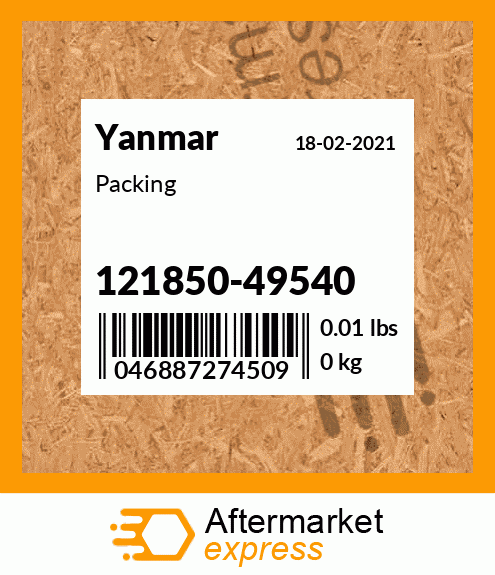 Packing 121850-49540