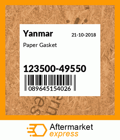 Paper Gasket 123500-49550