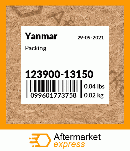 Packing 123900-13150