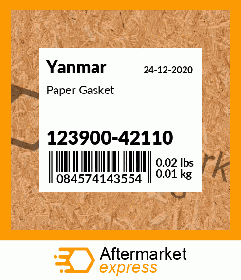 Paper Gasket 123900-42110