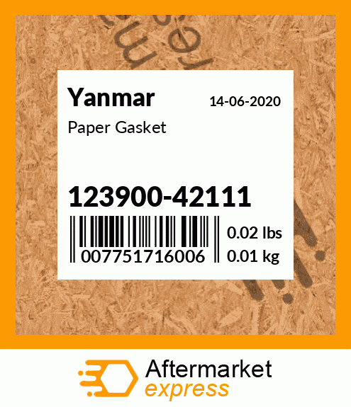 Paper Gasket 123900-42111
