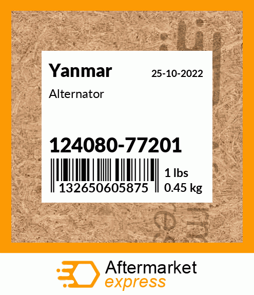 Alternator 124080-77201