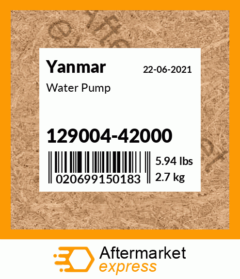 Water Pump 129004-42000