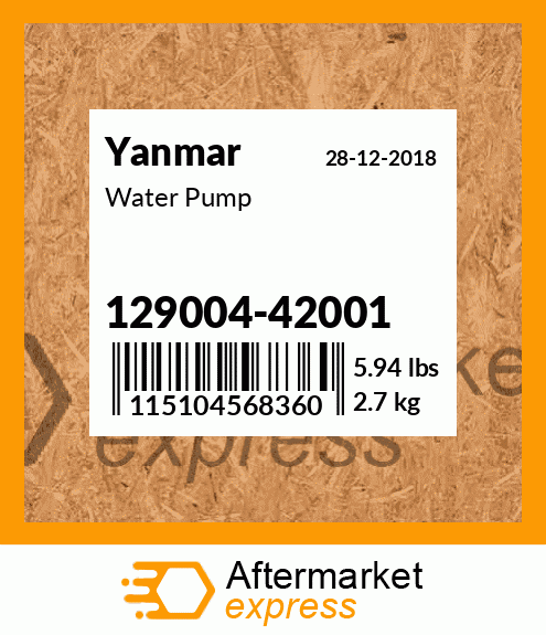 Water Pump 129004-42001
