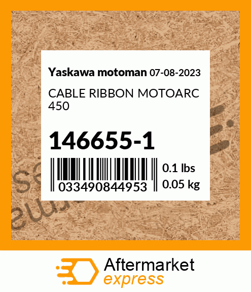 CABLE RIBBON MOTOARC 450 146655-1
