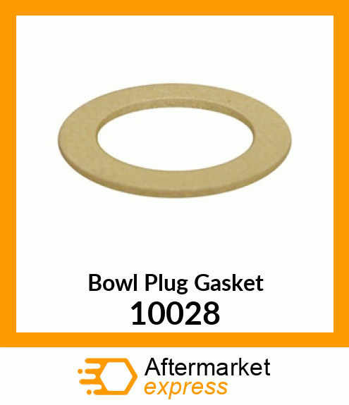 Bowl Plug Gasket 10028