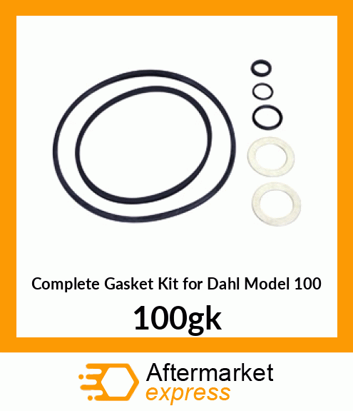 Complete Gasket Kit for Dahl Model 100 100gk