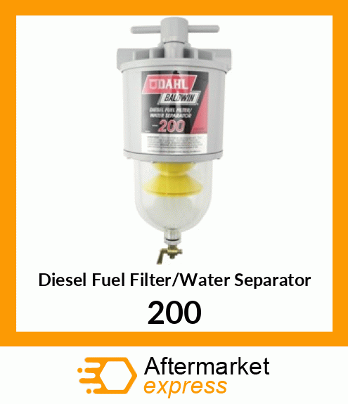 Diesel Fuel Filter/Water Separator 200