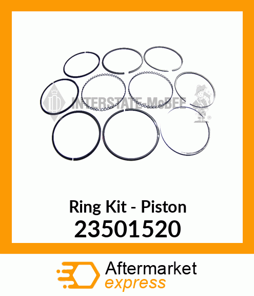 New Aftermarket RING SET, NA 23501520