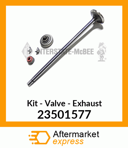 Exhaust Valve Kit New Aftermarket 23501577