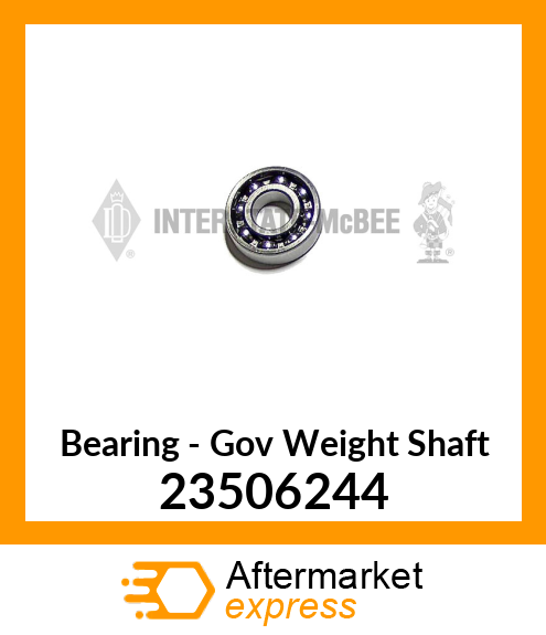 New Aftermarket BEARING, GOV. WT. SHAFT 23506244