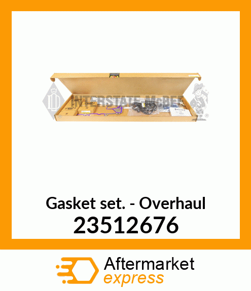 Overhaul Gasket Set New Aftermarket 23512676