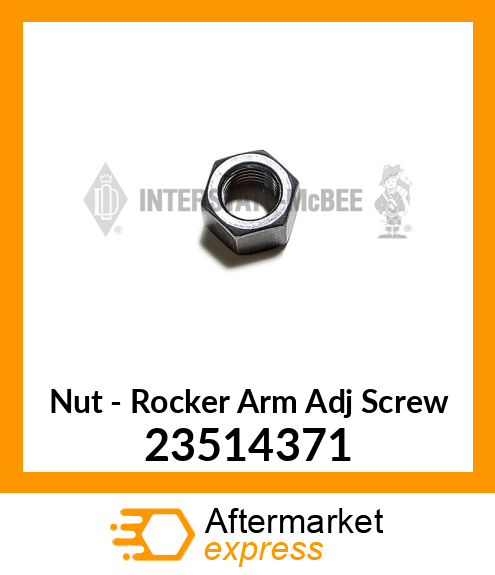 New Aftermarket NUT,RCKR ARM ADJUST SCREW 23514371