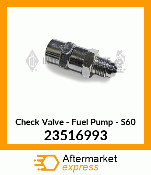 Fuel Check Valve New Aftermarket 23516993