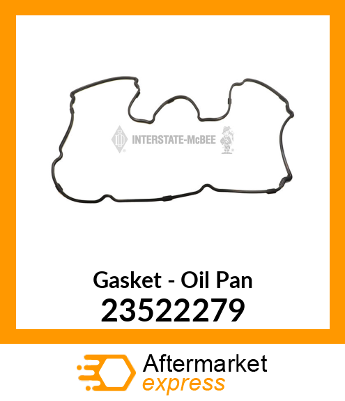 Oil Pan Gasket New Aftermarket 23522279