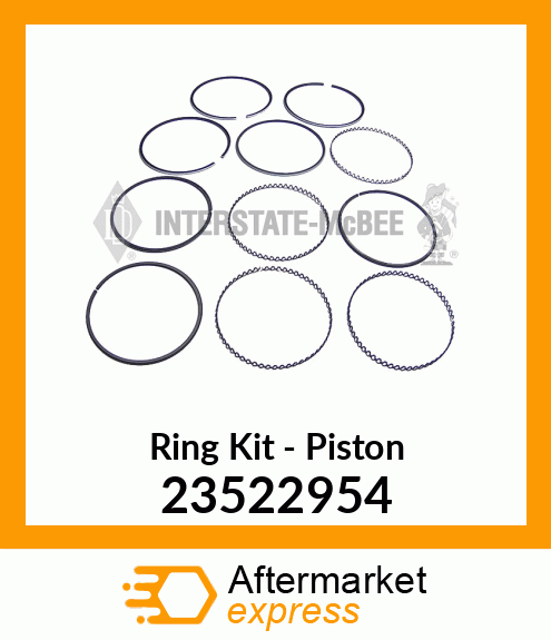 New Aftermarket RING SET, X-HD WIDE 23522954