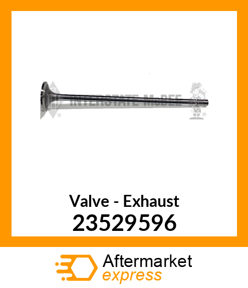 Exhaust Valve New Aftermarket 23529596