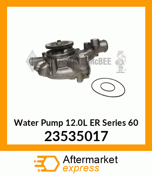 Water Pump Assembly New Aftermarket 23535017