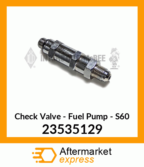 Fuel Check Valve New Aftermarket 23535129