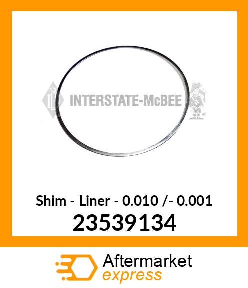 New Aftermarket LINER SHIM, .01 S60 23539134