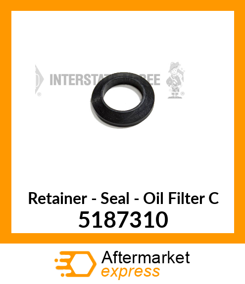 New Aftermarket SEAL, RET-OIL FLTR CVR 5187310