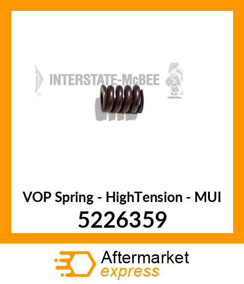 New Aftermarket SPRING, INJECTOR 5226359
