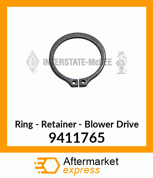 New Aftermarket RING, BLOWER DRIVE 9411765