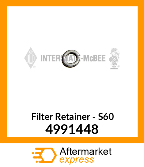 Filter Retainer - S60 4991448