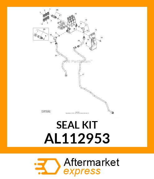 SEAL KIT, QUICK COUPLER AL112953