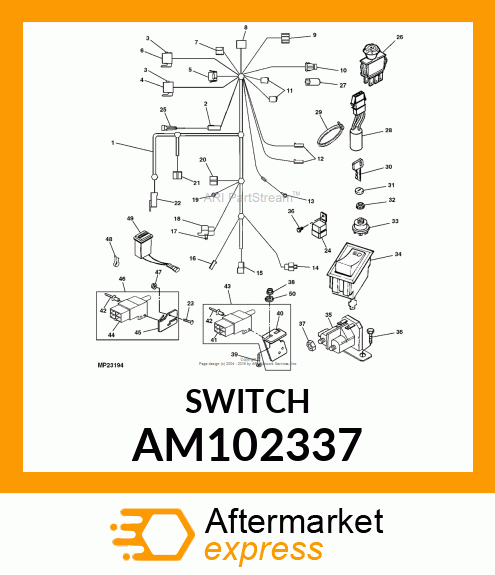 SWITCH, IGNITION AM102337