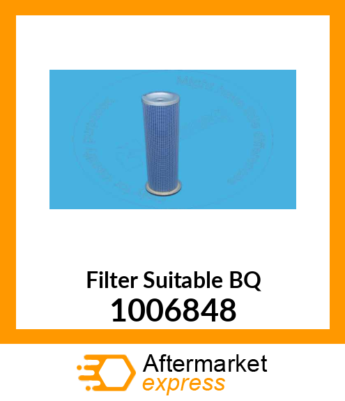 Filter Suitable 1006848BQ 1006848