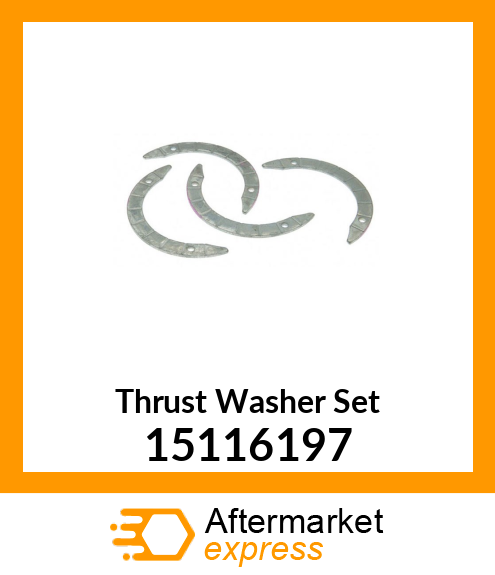 Thrust Washer Set 15116197