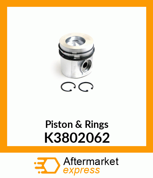 Piston & Rings K3802062