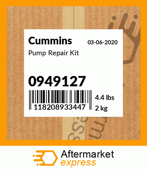 Pump Repair Kit 0949127