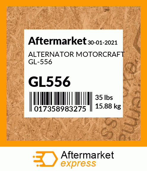 ALTERNATOR MOTORCRAFT GL-556 GL556