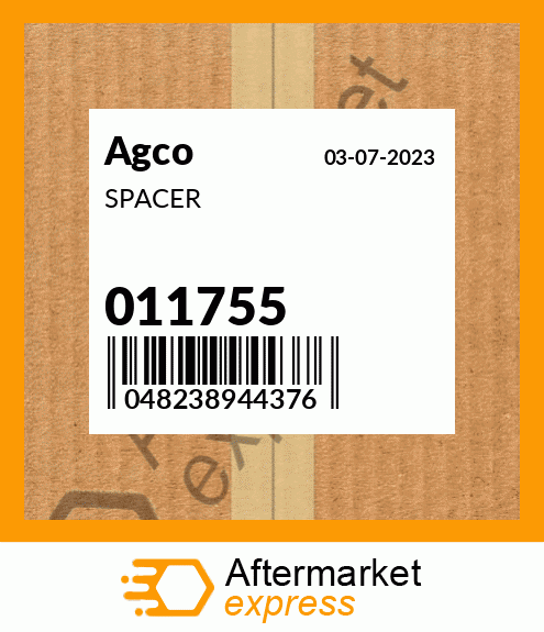 Spare part 011755 + SPACER