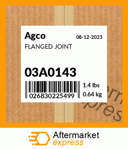 Spare part 03A0143 + FLANGED JOINT