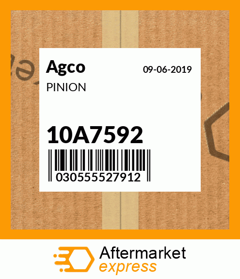10A7574 - NUT fits Agco