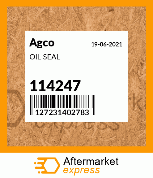 OIL SEAL 114247