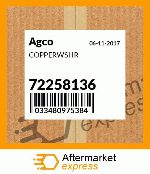 COPPERWSHR 72258136