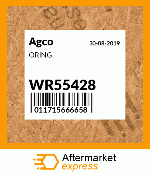 SPRA-Coupe O-Ring Agco WR55428 