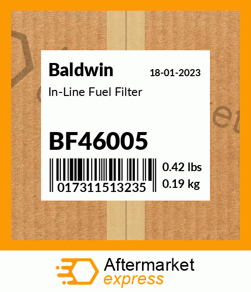 Spare part BF46005 + In-Line Fuel Filter