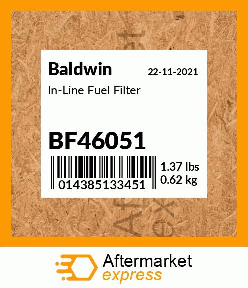 Spare part BF46051 + In-Line Fuel Filter