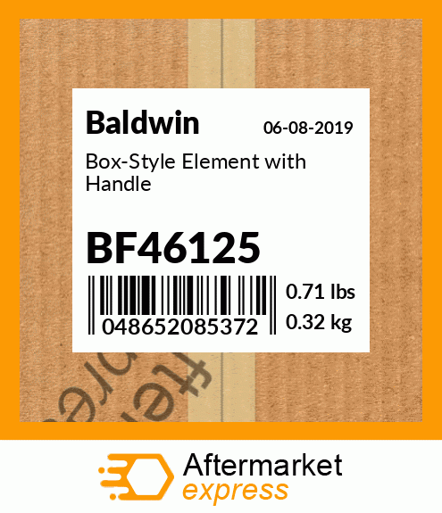 Spare part BF46125 + Box-Style Element with Handle